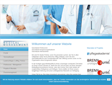 Tablet Screenshot of med-management.ch